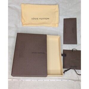 Authentic LOUIS VUITTON Empty Boxe And Dust Bag Bundle Storage Bags Set – Used